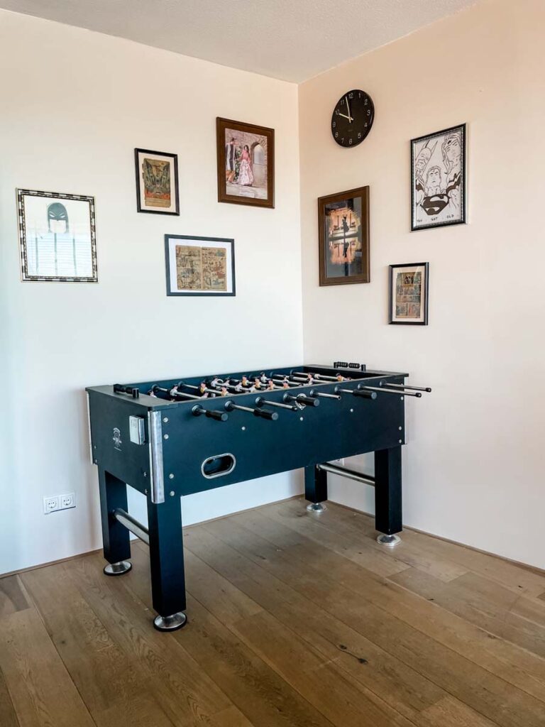 foosball table