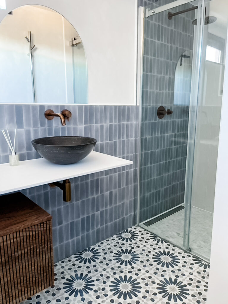 blue marrakesh bathroom tiles 