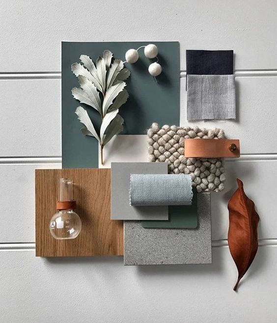 Designer for a day material board for interior design planning